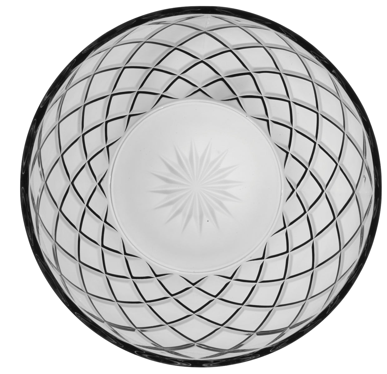 Lyngby Sorrento Salatschüssel Glas klar 24cm Freisteller2