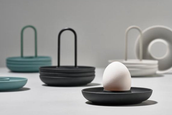 Zone Denmark Singles Eierbecher mit Halter Set4