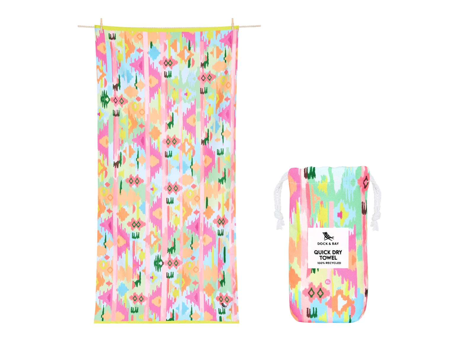 Dock & Bay Beach Towel XL Ibiza Glow 200x90cm - Produktbild 1