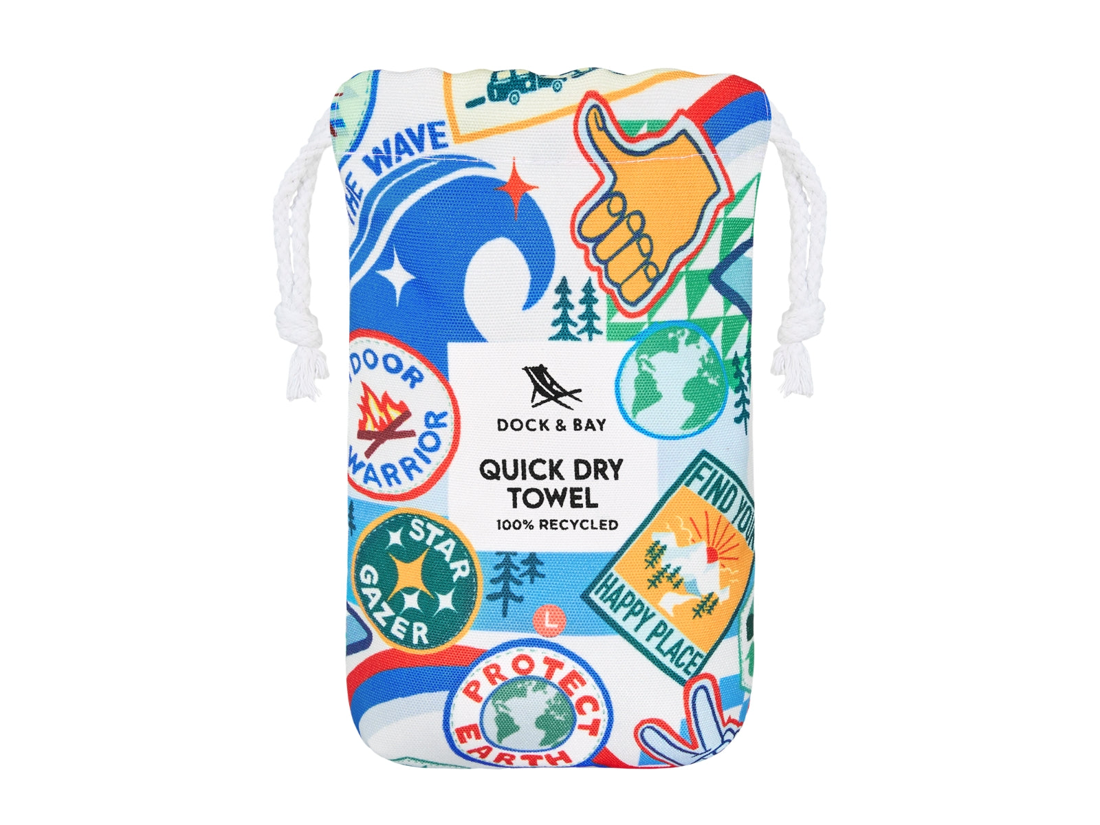 Dock & Bay Kids Beach Towel L Into the Wild 160x90cm - Produktbild 2