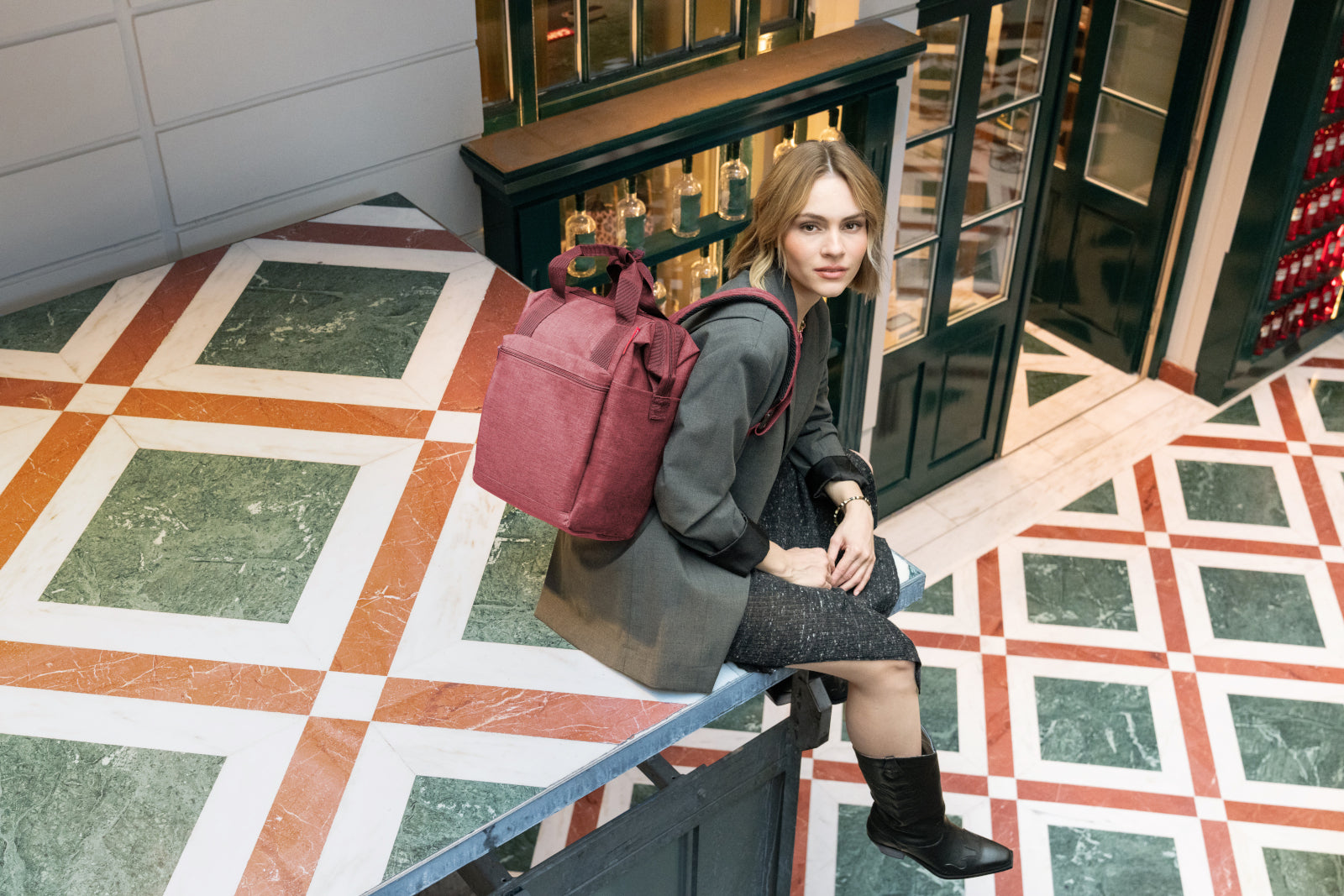 reisenthel allrounder R twist maroon Lifestyle 4