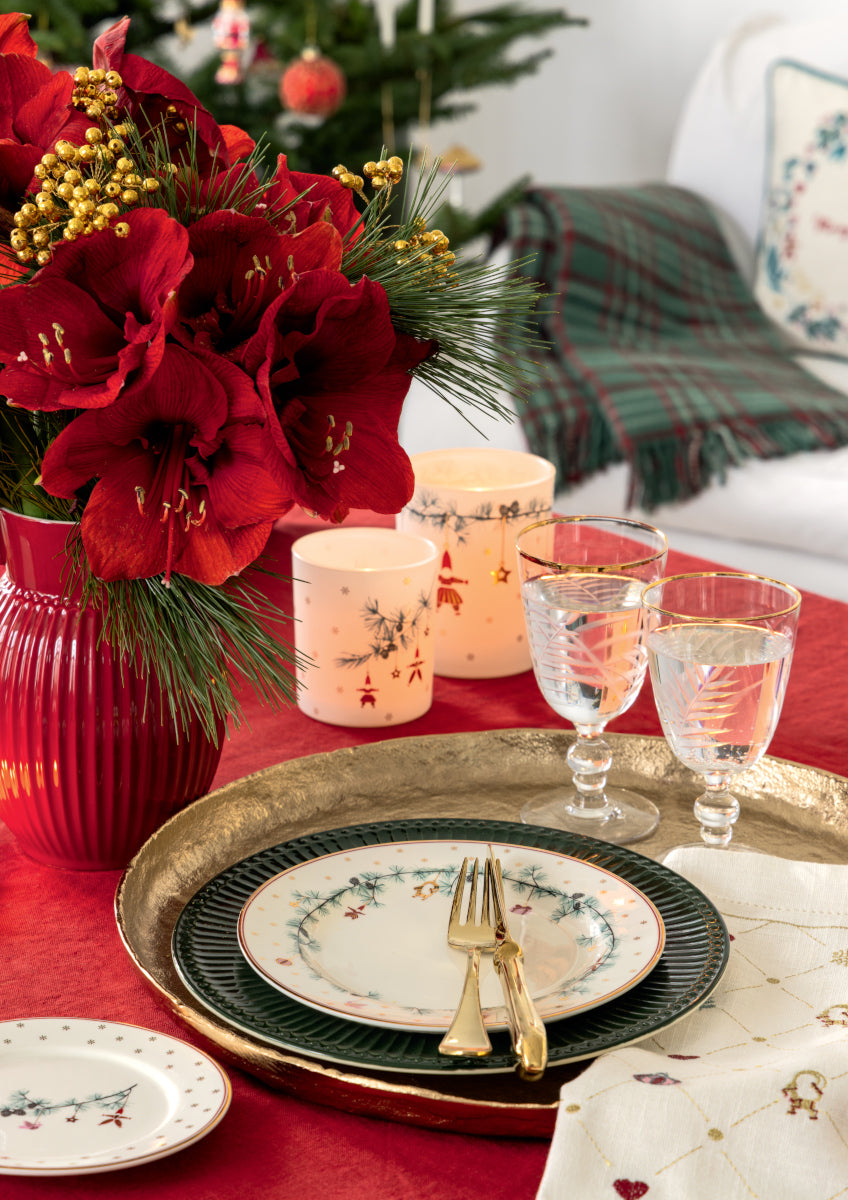 Greengate Didina Geschirrtuch bedruckt white 70x50cm Lifestyle 1