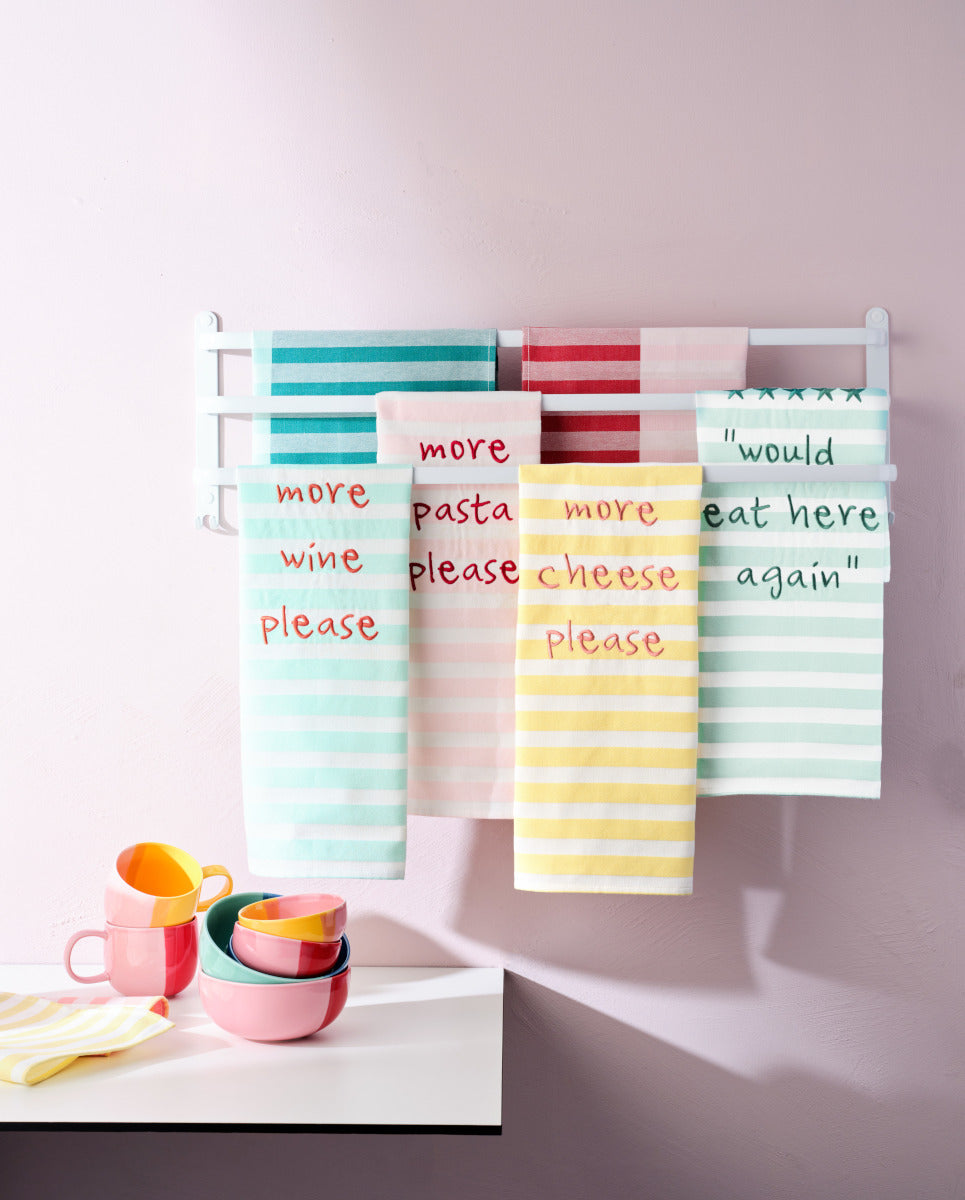 ASA textil Geschirrtuch more wine please 50x70 cm Lifestyle 