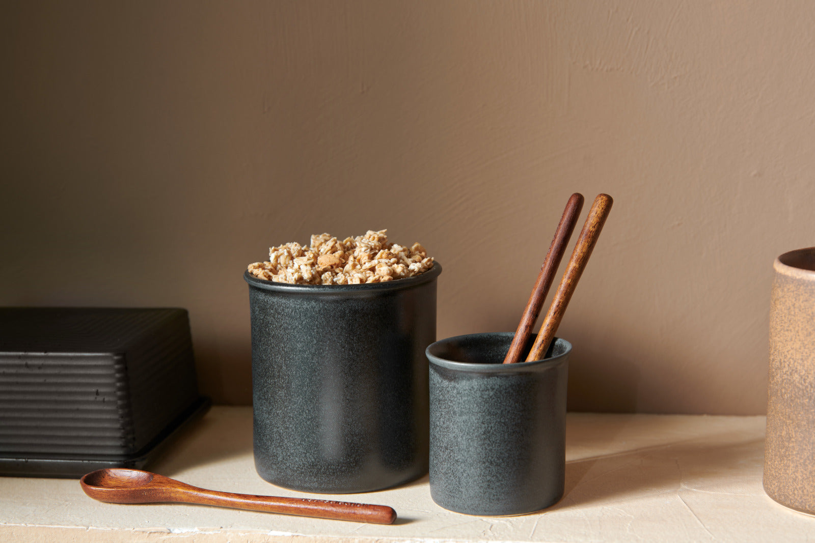 ASA kitchen'art Butterdose black 15,3cm Lifestyle