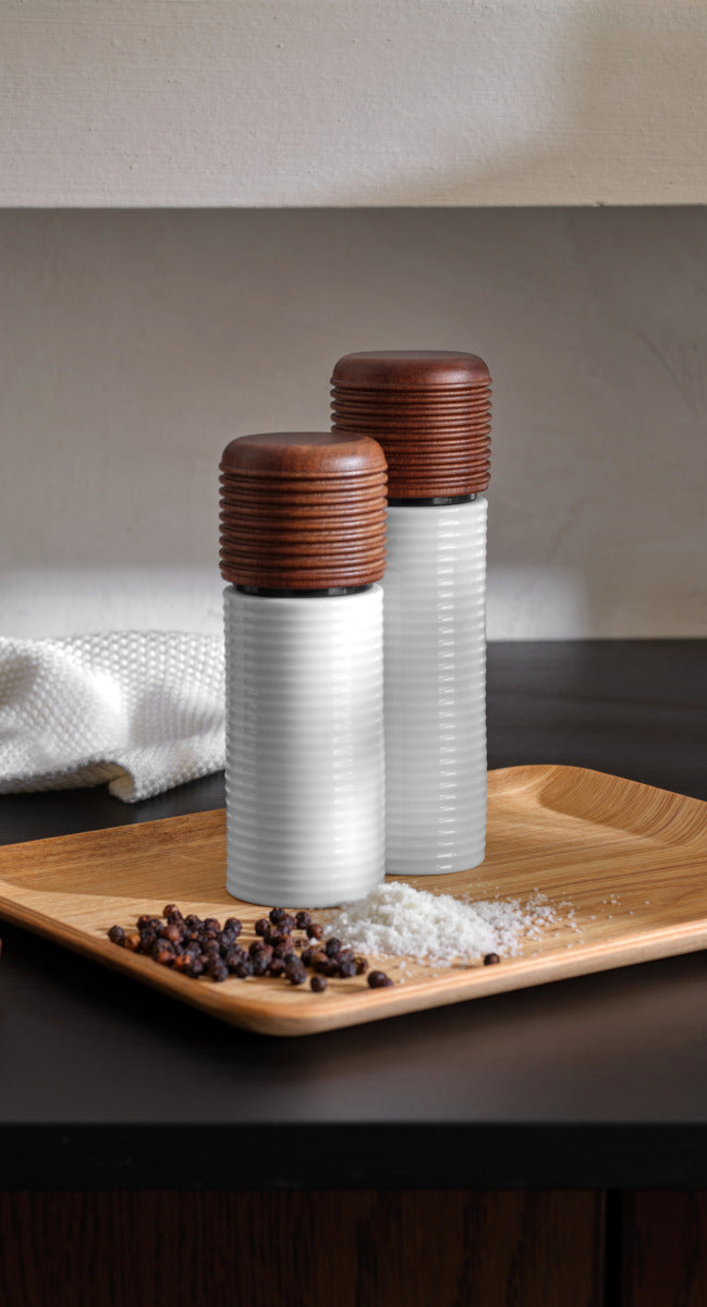 ASA kitchen'art Pfeffer-/ Salzmühle weiß 15 cm Lifestyle 1