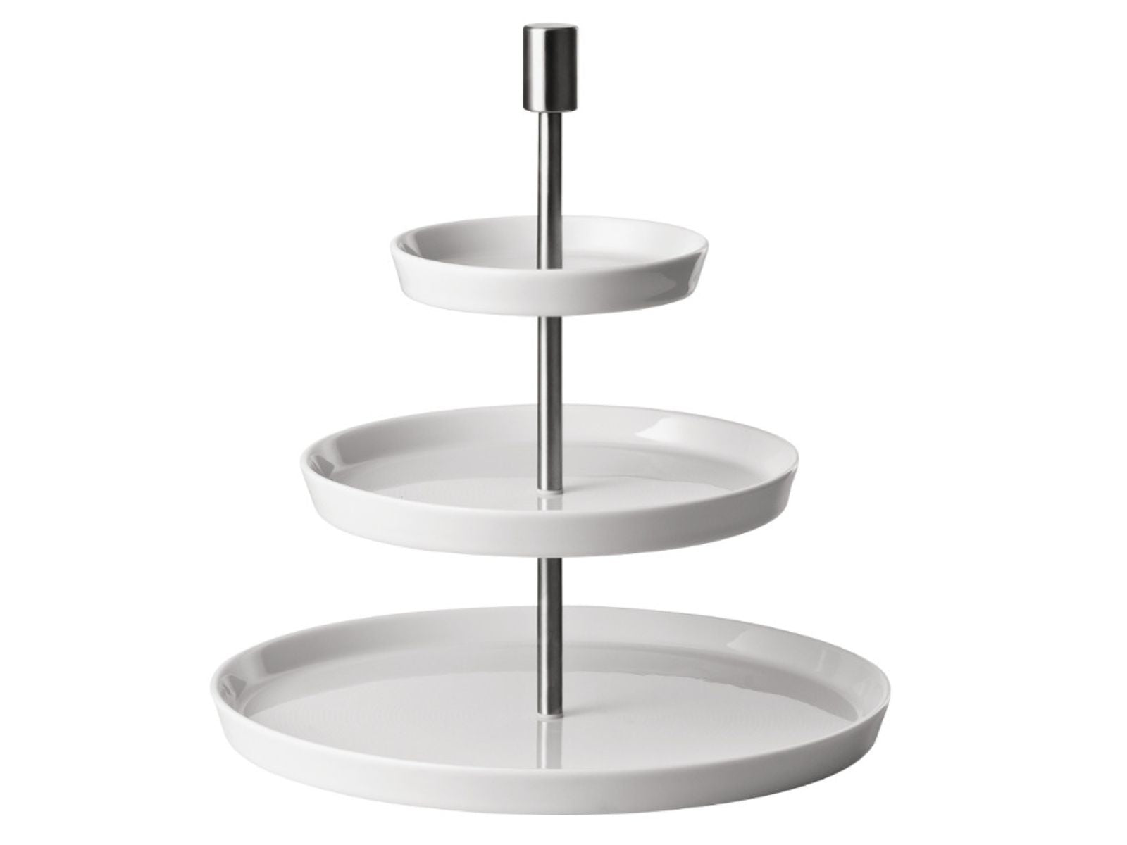 Thomas Loft Weiss Etagere rund 3tlg.