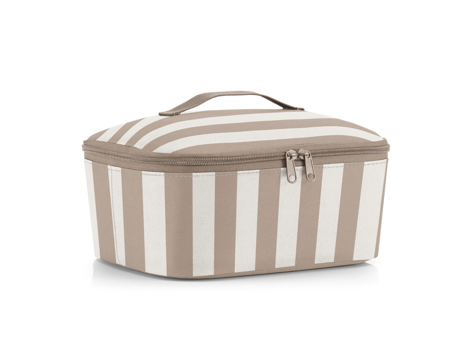 reisenthel coolerbag M pocket summerstripes coffee Freisteller 2