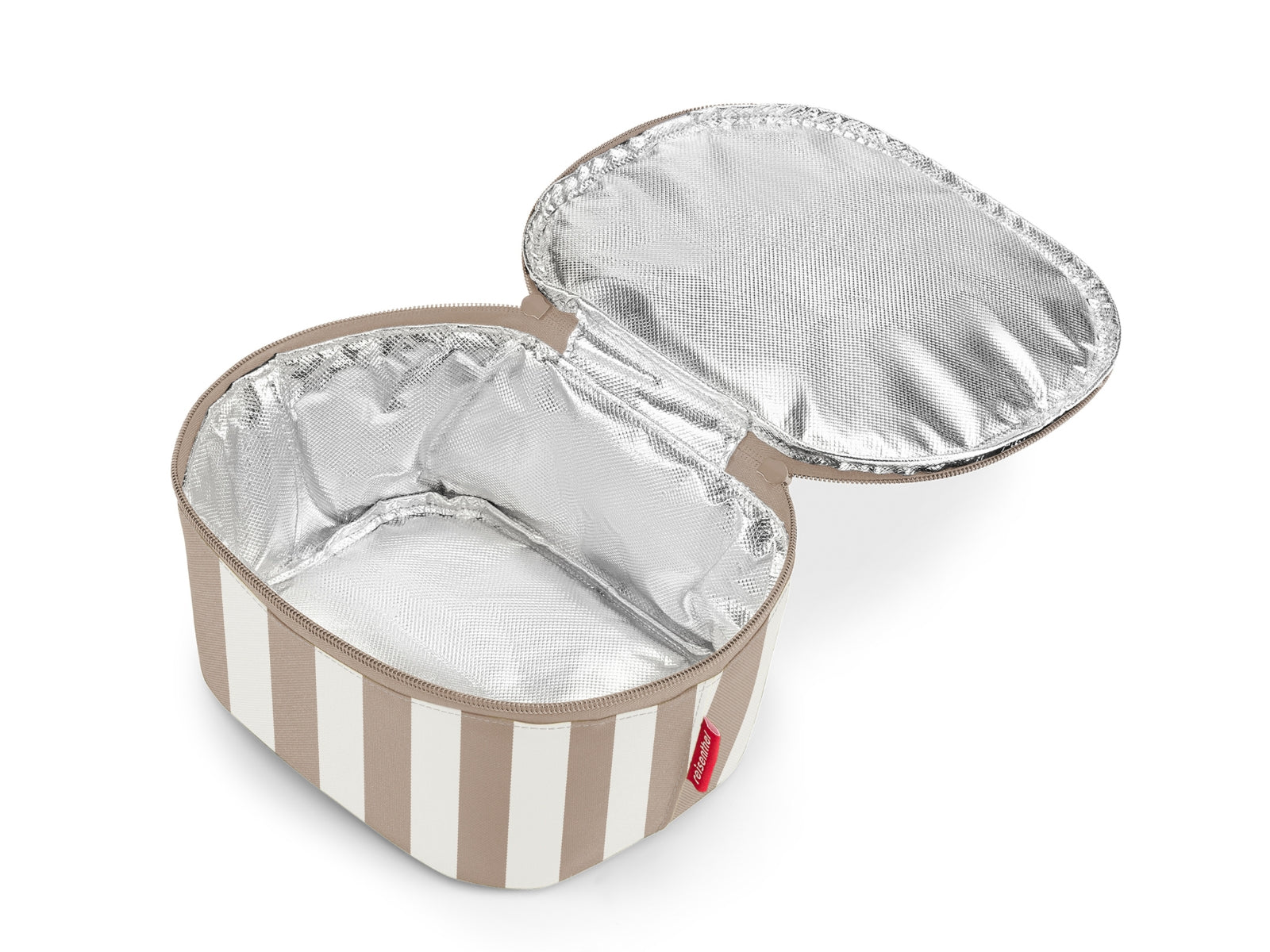 reisenthel coolerbag S pocket summerstripes coffee Freisteller 3