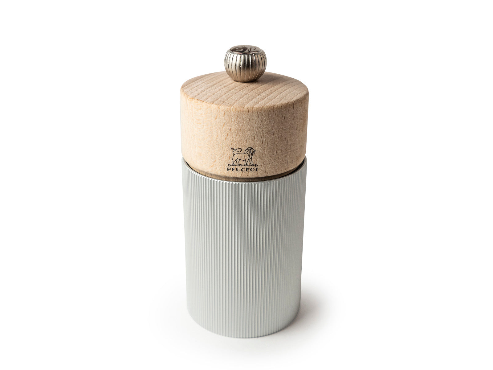 PEUGEOT LINE Salzmühle aluminium/natur 12cm