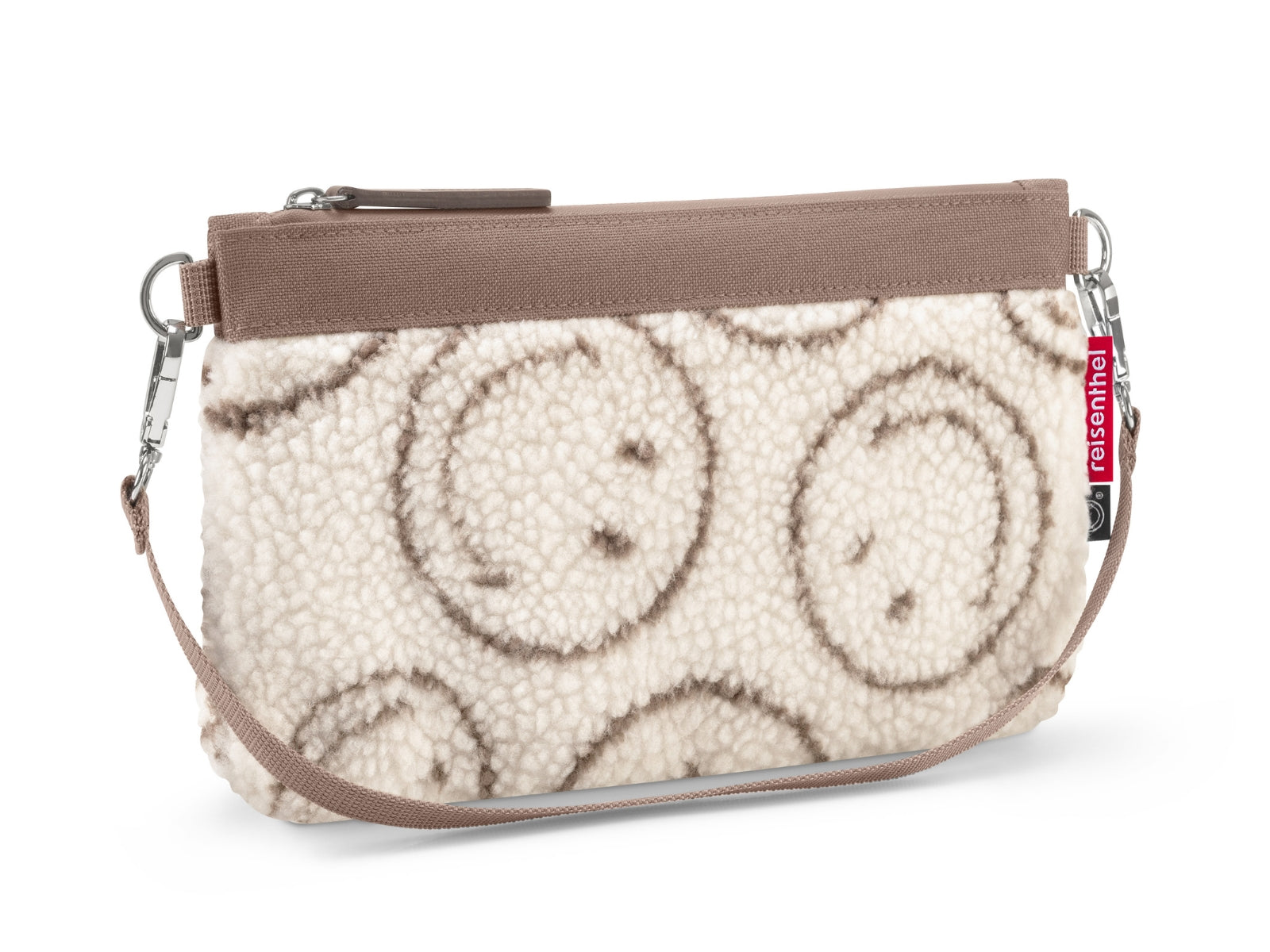 reisenthel mini pouch smiley® teddy chocolate