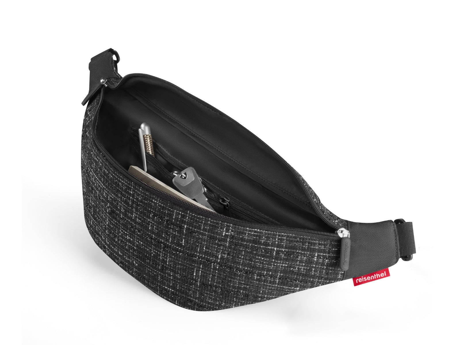 reisenthel city beltbag bouclé black - Produktbild 4