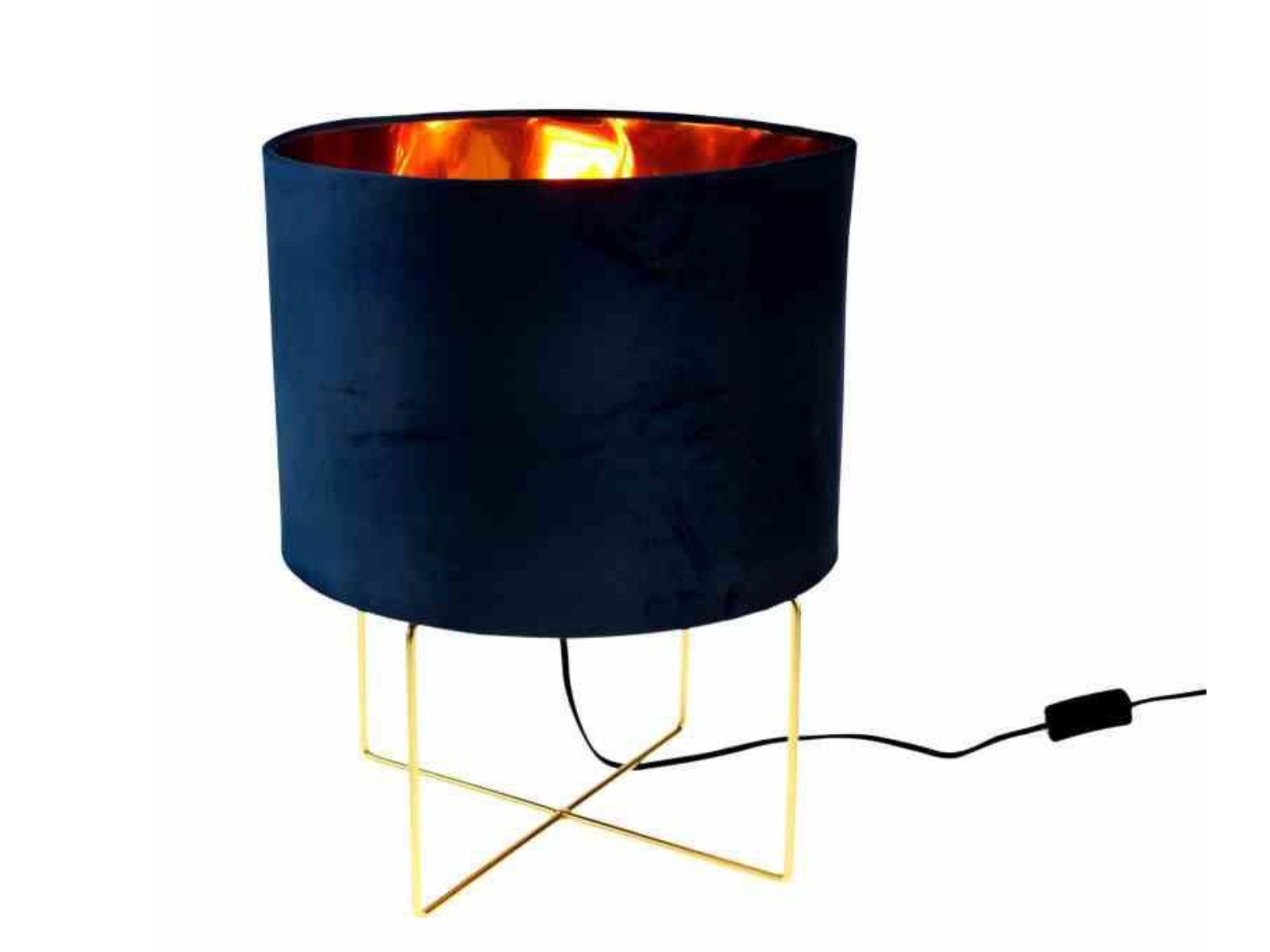 Werner Voß GmbH Tischleuchte Trixi blau/gold