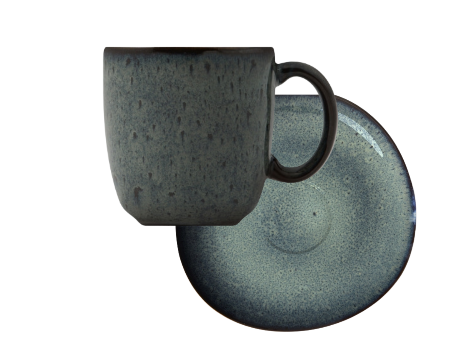 like. by Villeroy & Boch Lave gris Kaffeetasse mit Untertasse 2tlg Freisteller