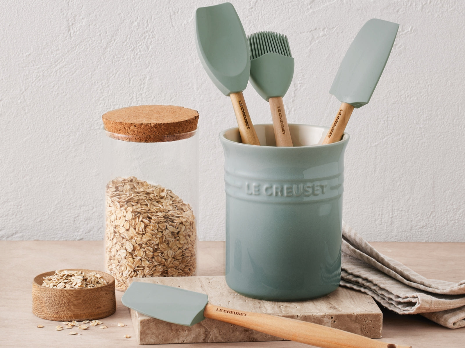 Le Creuset Craft mittlere Kochkelle sea salt 28,5cm - Produktbild 6