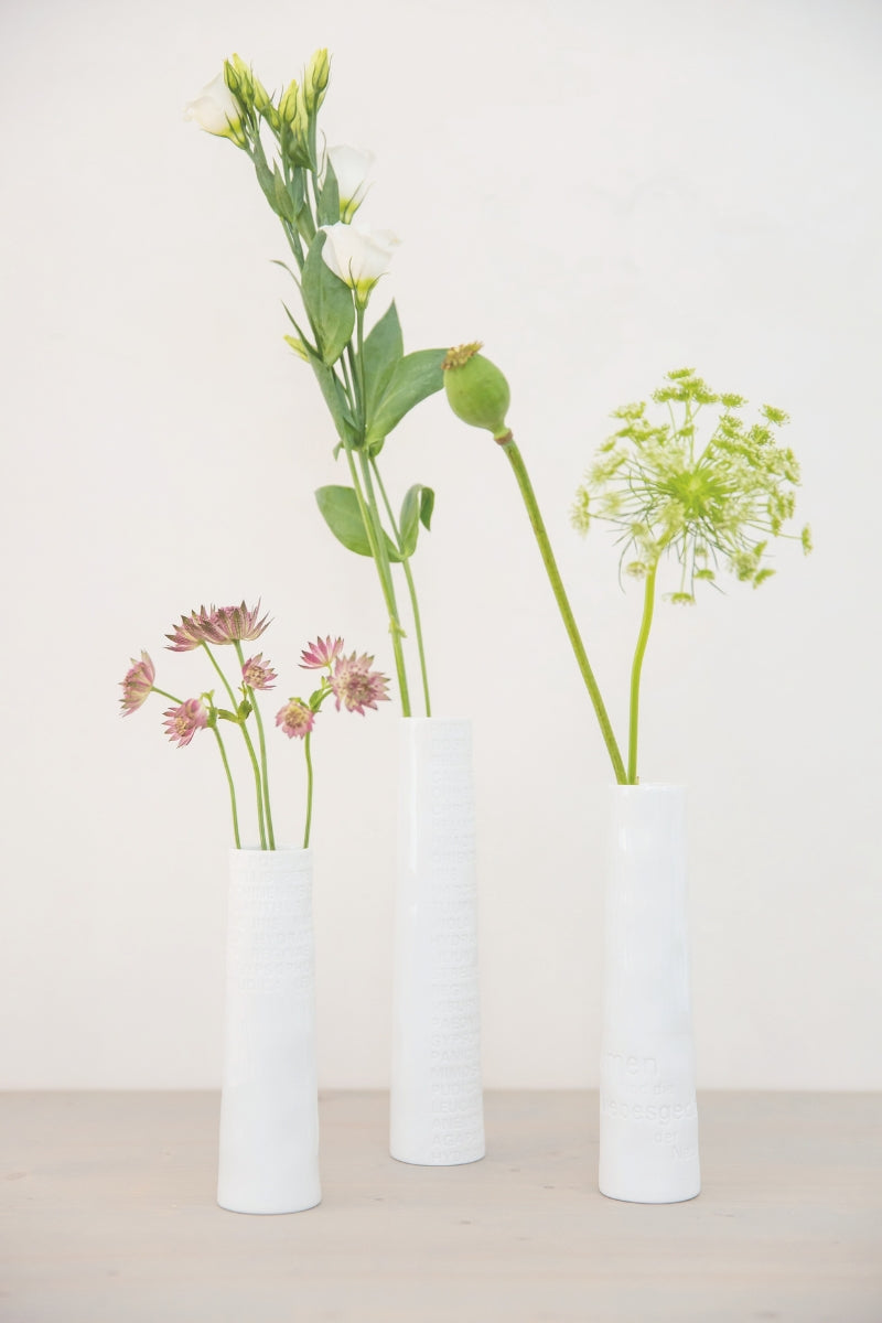 räder Raumpoesie Vase klein weiß 17cm - Produktbild 4