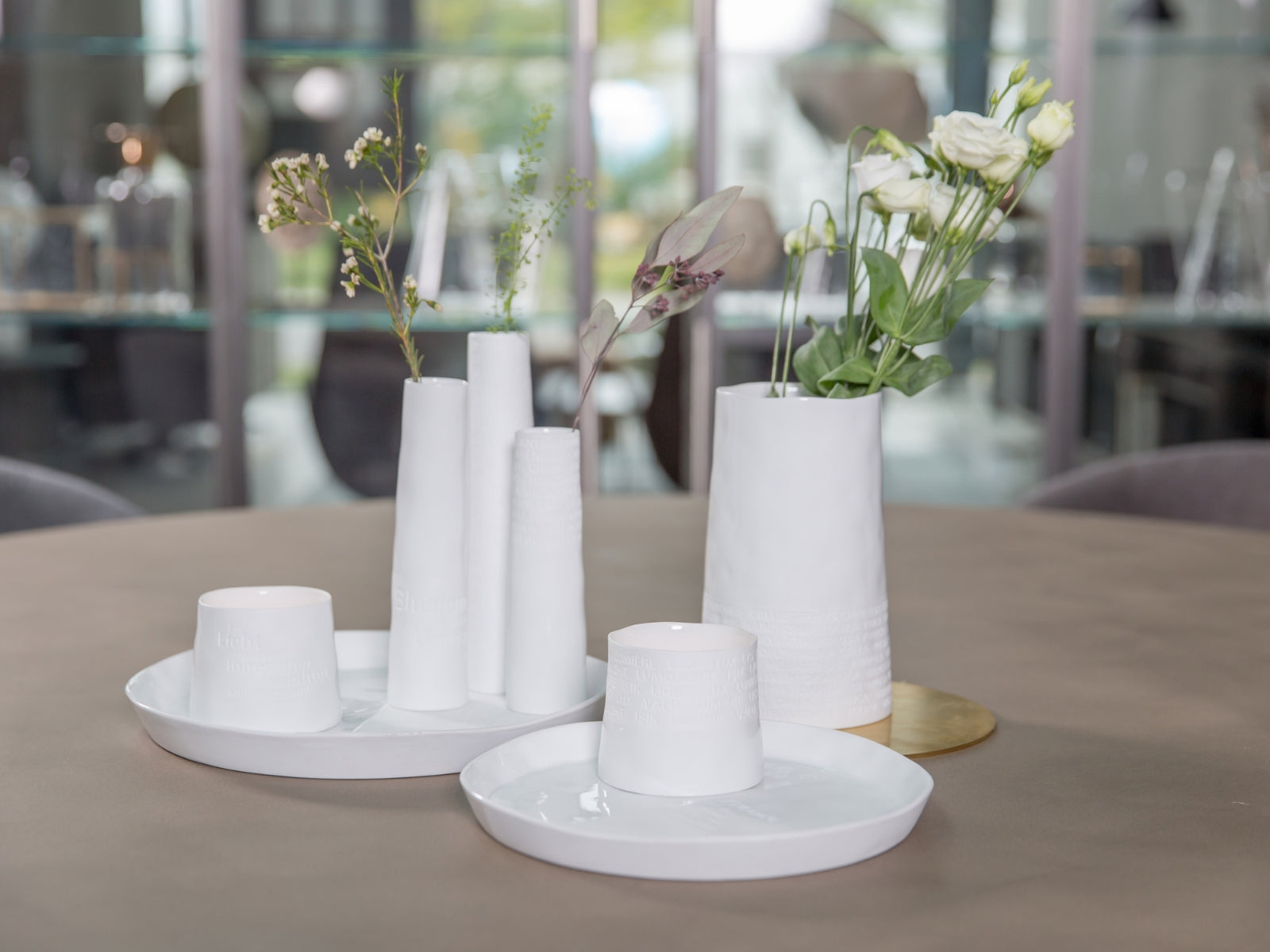 räder Raumpoesie Vase breit weiß 20cm - Produktbild 3
