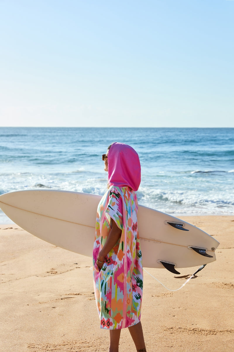 Dock & Bay Erwachsenen-Badeponcho M Ibiza Glow 99x70cm - Produktbild 10