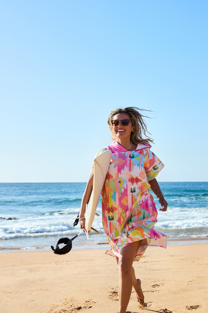 Dock & Bay Erwachsenen-Badeponcho M Ibiza Glow 99x70cm - Produktbild 11