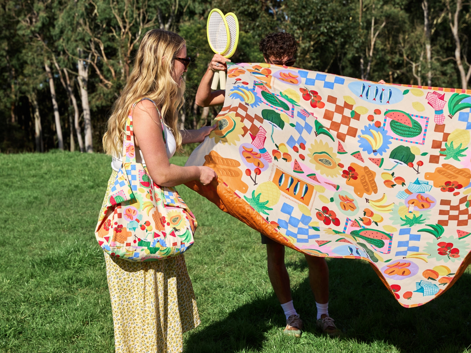 Dock & Bay Picnic Blanket L Supper Club 170x170cm - Produktbild 6