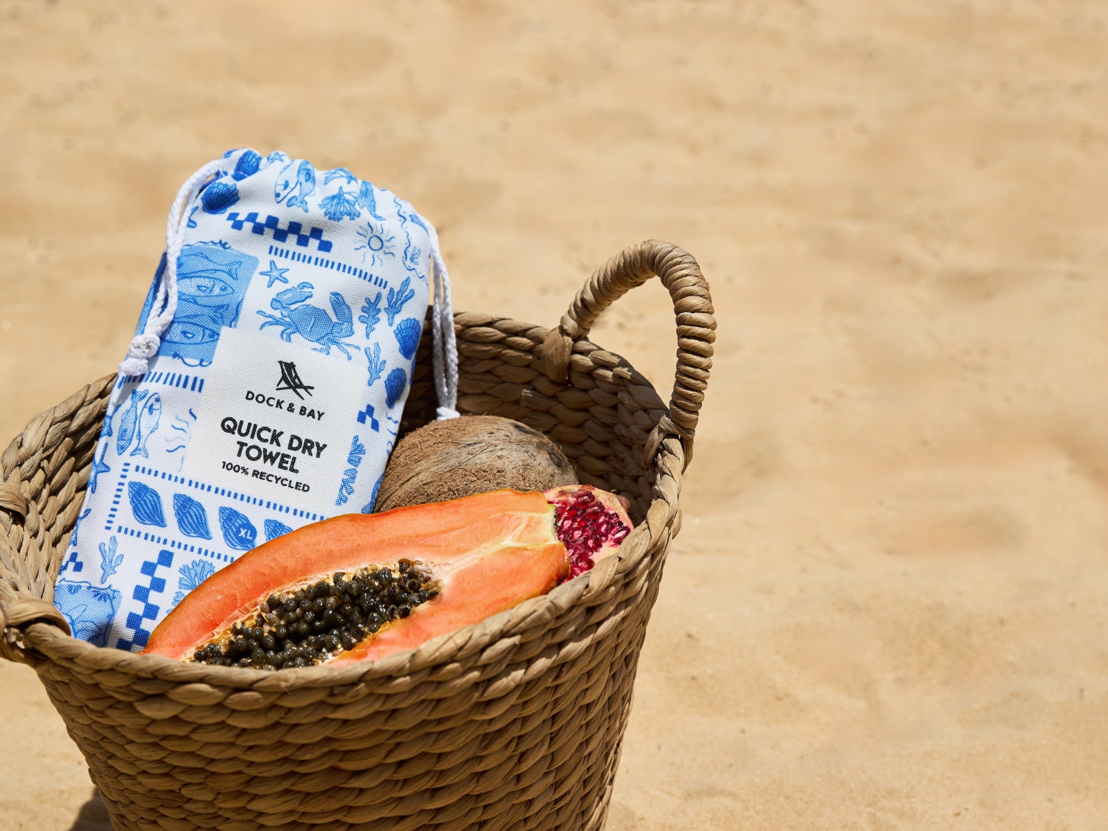Dock & Bay Beach Towel XL Grecian Shores 200x90cm - Produktbild 10
