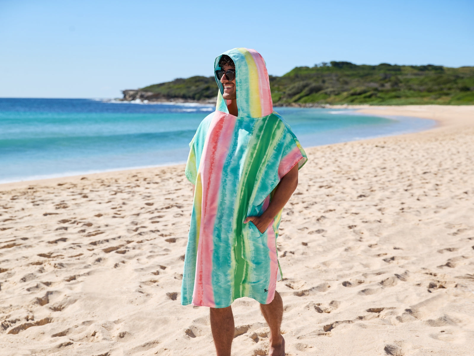 Dock & Bay Erwachsenen-Badeponcho L Watermelon Sugar 105x85cm - Produktbild 5
