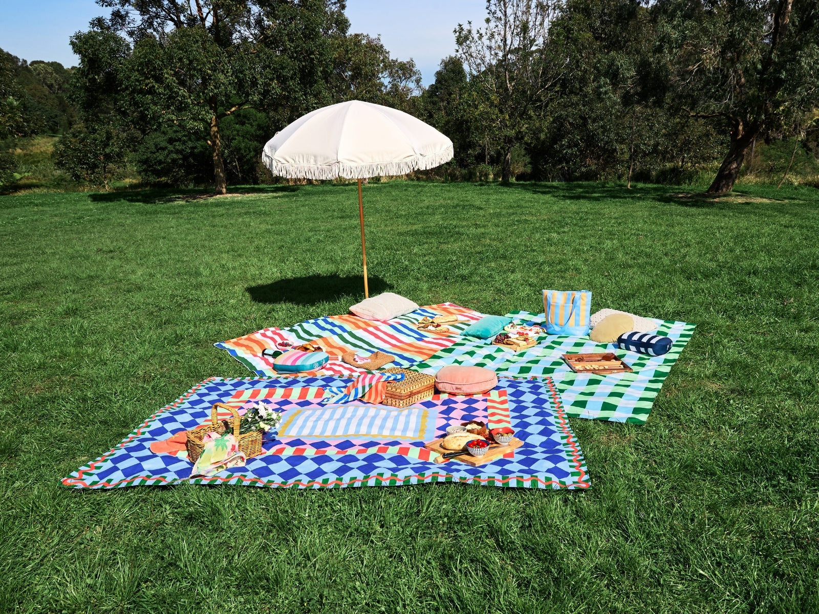 Dock & Bay Picnic Blanket L Sugar Sorbet 170x170cm - Produktbild 9