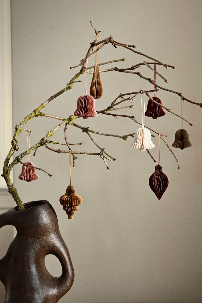 Broste Copenhagen Chime Bell Papierhänger off white Set6 - Produktbild 2
