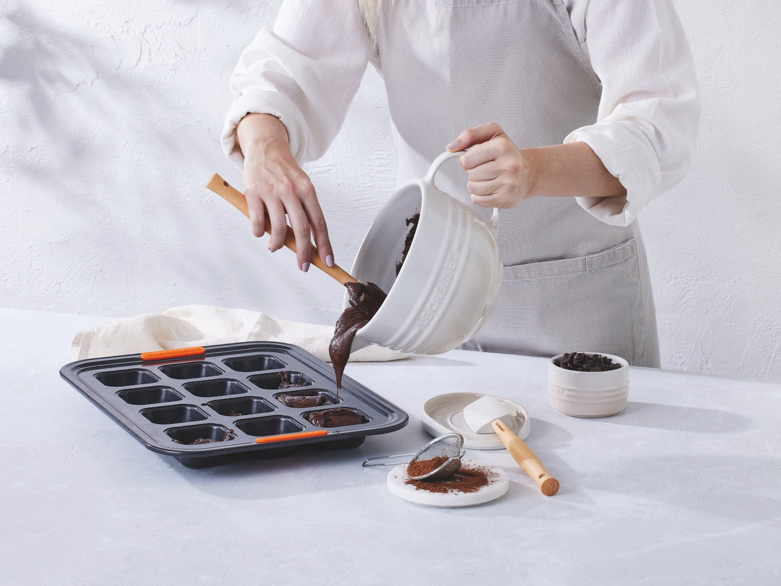 Le Creuset Craft mittlere Kochkelle flint 28,5cm - Produktbild 4