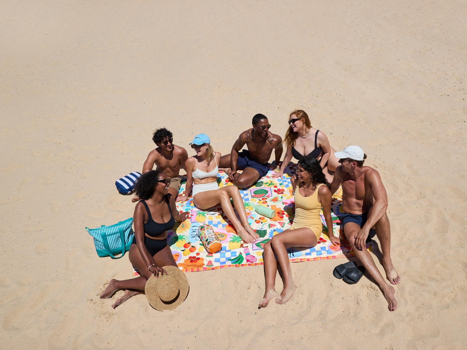 Dock & Bay Picnic Blanket L Supper Club 170x170cm - Produktbild 8