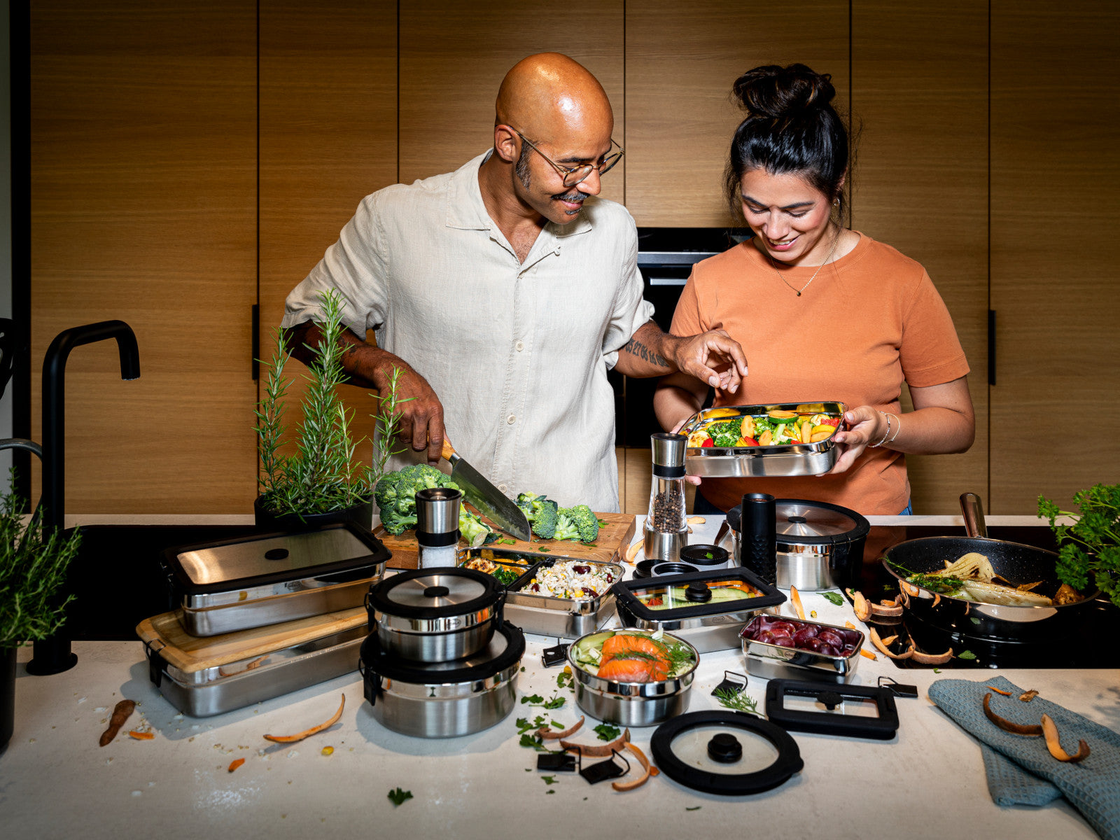 Rösle FLEXX 2GO Snack-Set eckig 19,9x19,5cm 0,25l Lifestyle 10