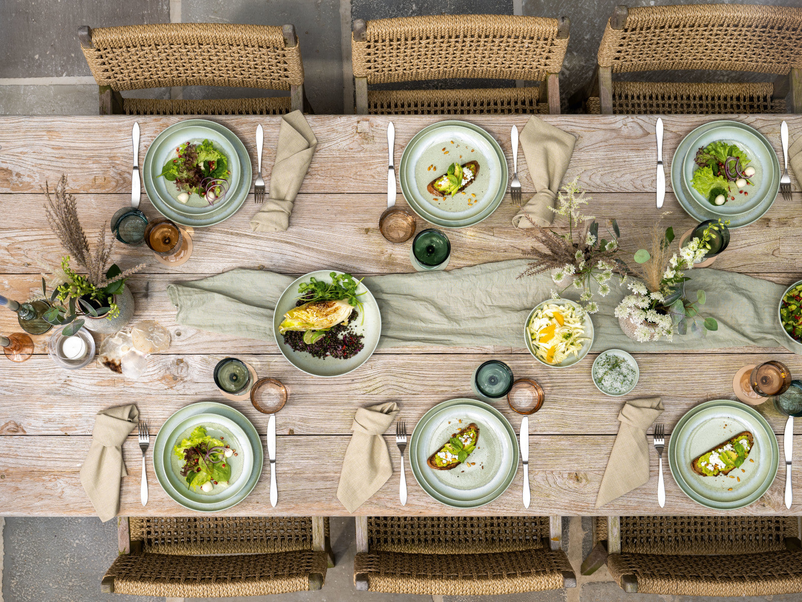 like Villeroy & Boch Perlemor Alga Frühstücksteller 24cm Lifestyle 4