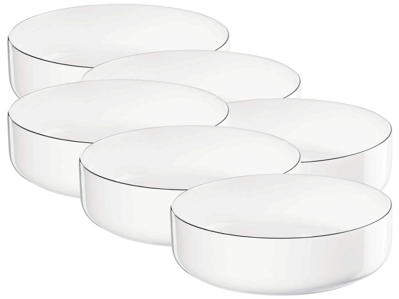 ASA à table ligne noire oco Schale m. Rand 11,5cm Set6