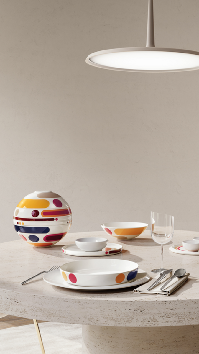 Villeroy & Boch Iconic La Boule Miami bunt  Ø 24 cm Lifestyle4