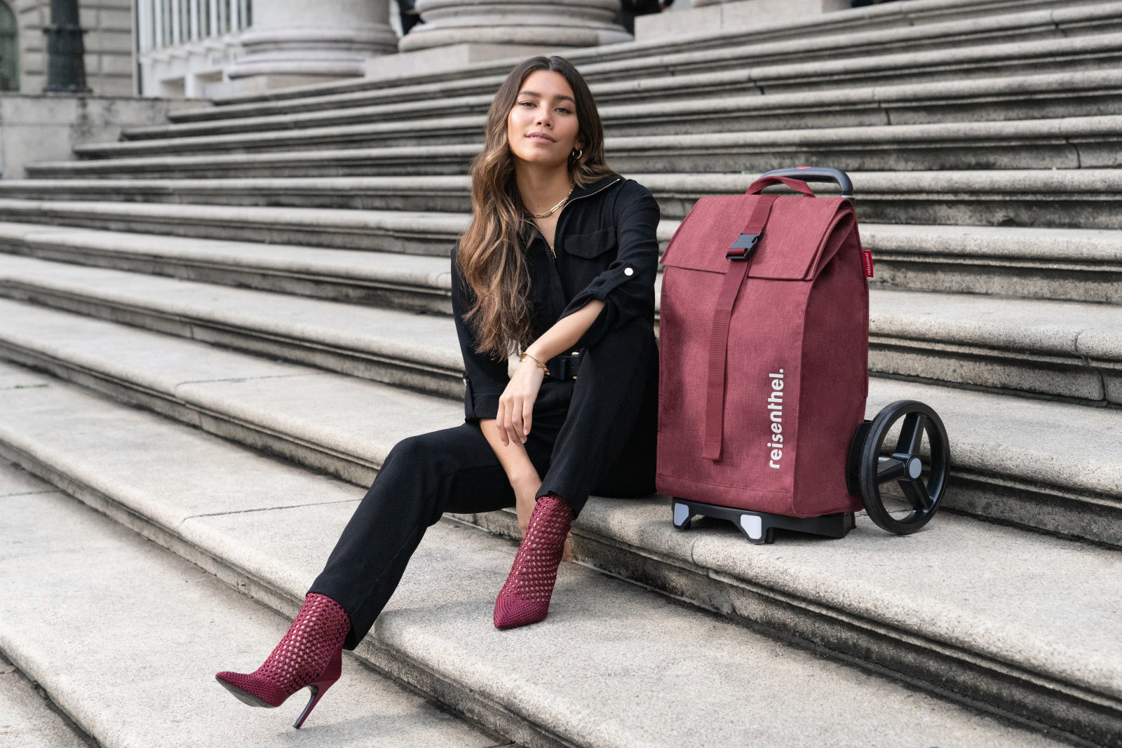 reisenthel citycruiser twist maroon Lifestyle 3