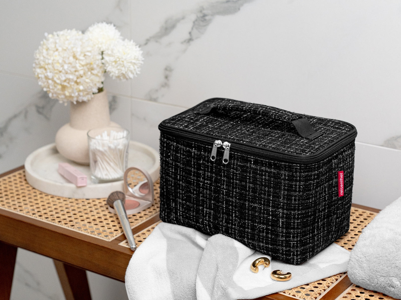 reisenthel cosmetic case bouclé black - Produktbild 4