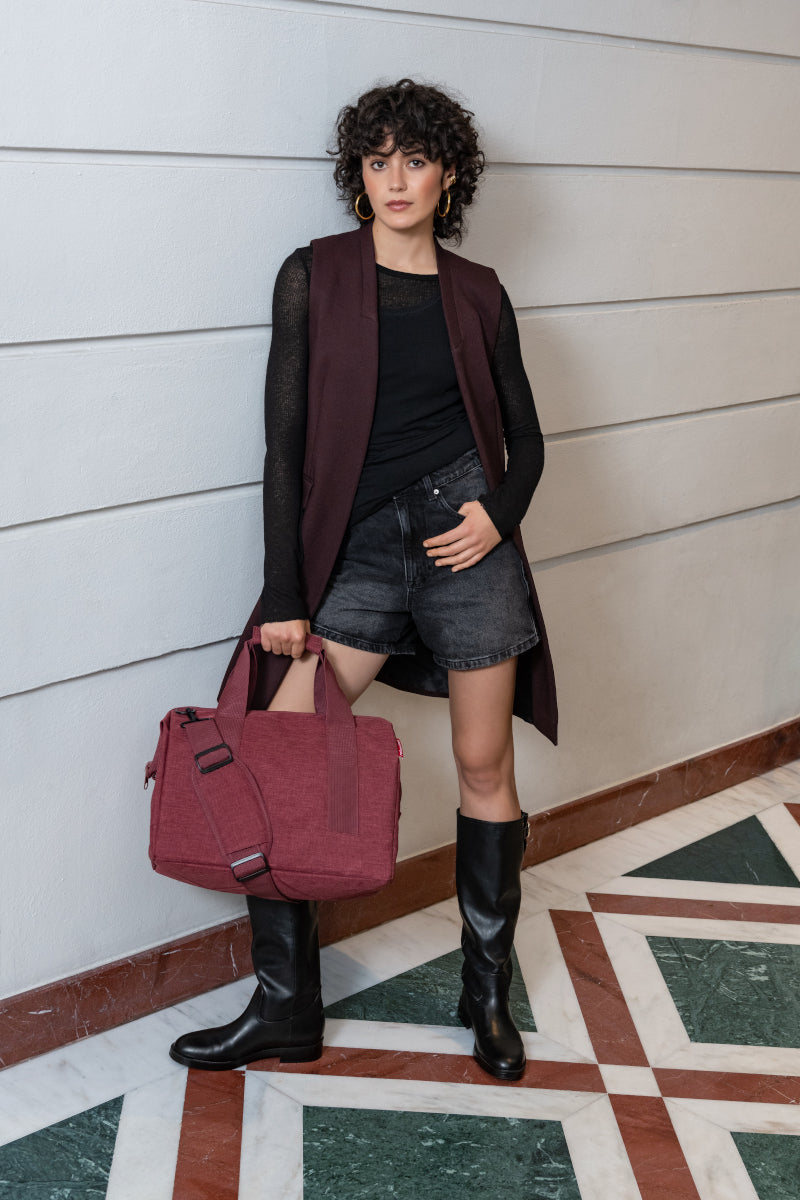 reisenthel allrounder M twist maroon Lifestyle 3