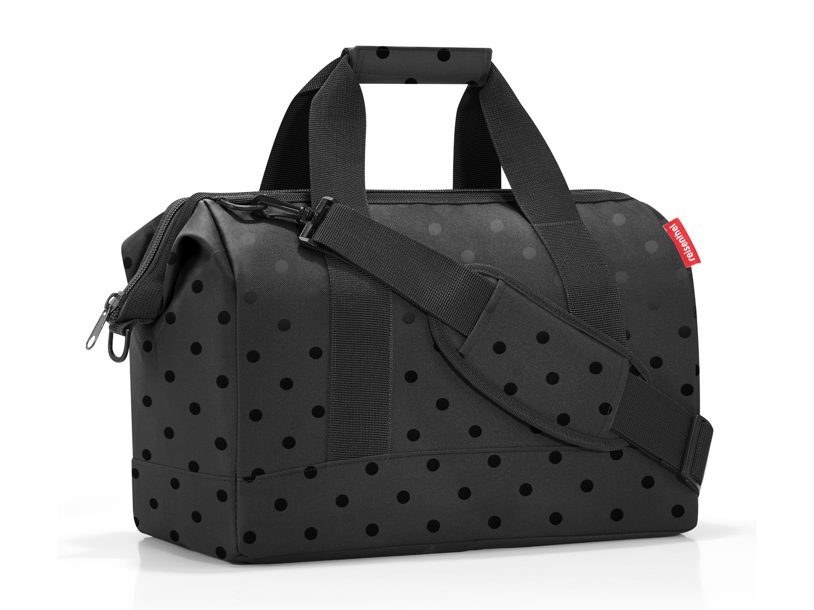 reisenthel allrounder M glossy dots black Freisteller 2