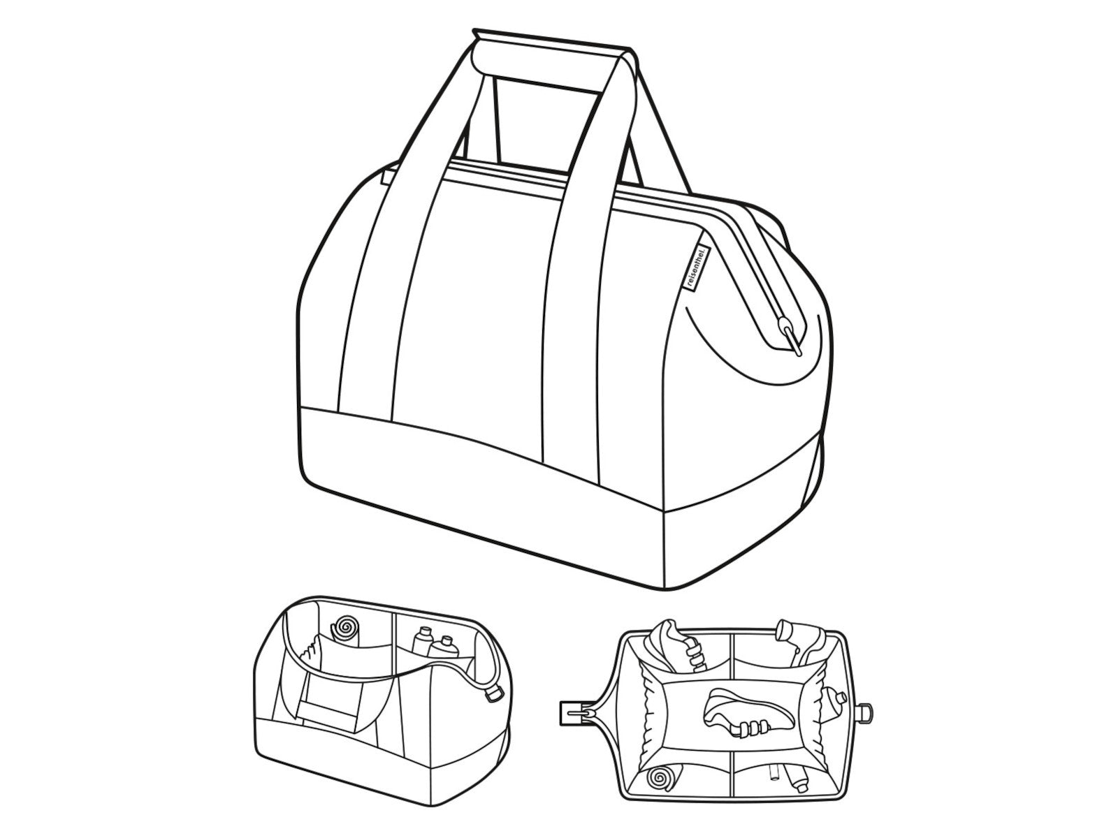 reisenthel allrounder L twist sky rose Freisteller 4