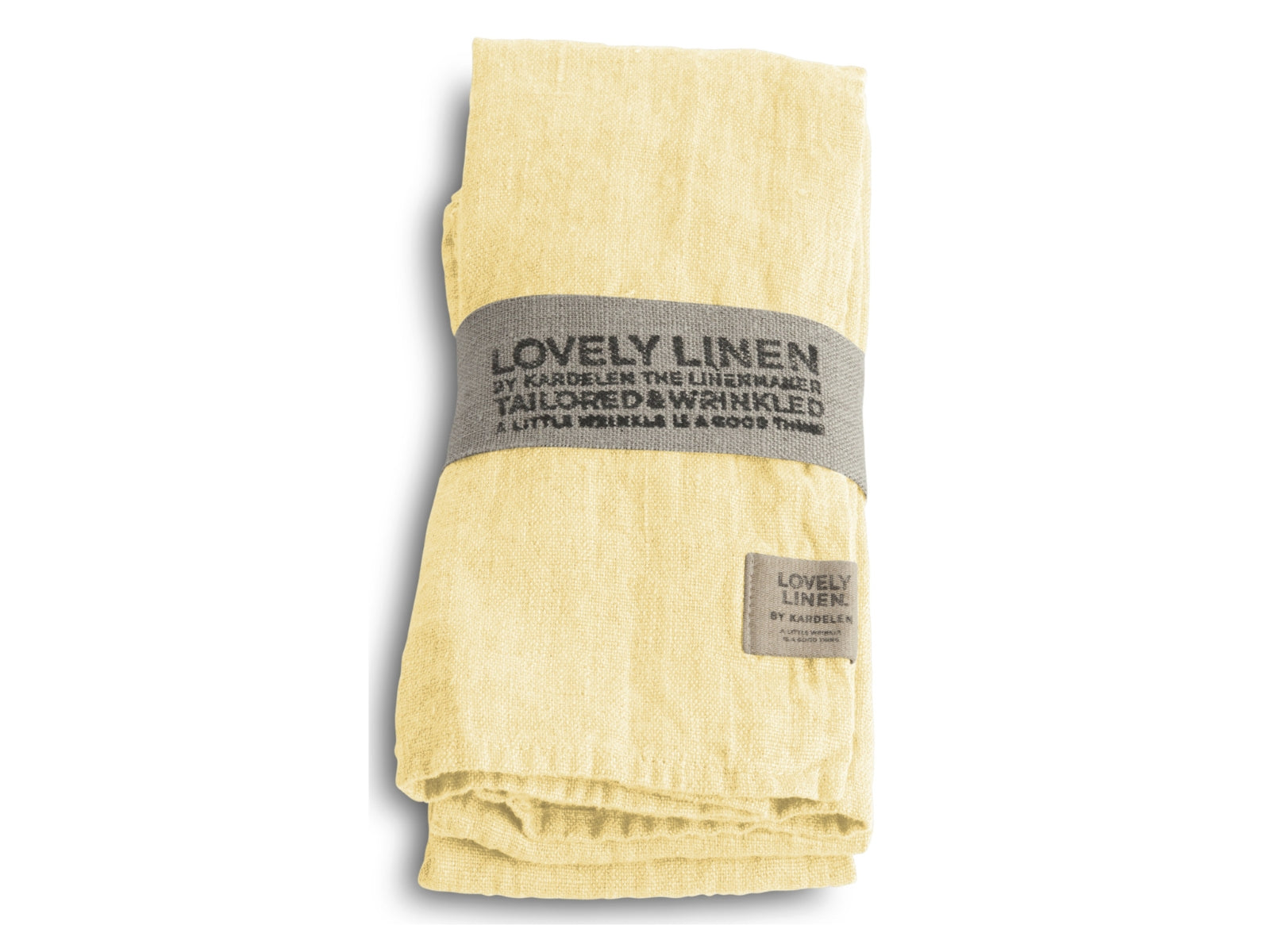 Lovely Linen Lovely Servietten lemon sorbet 45x45cm Set 4 - Produktbild 1