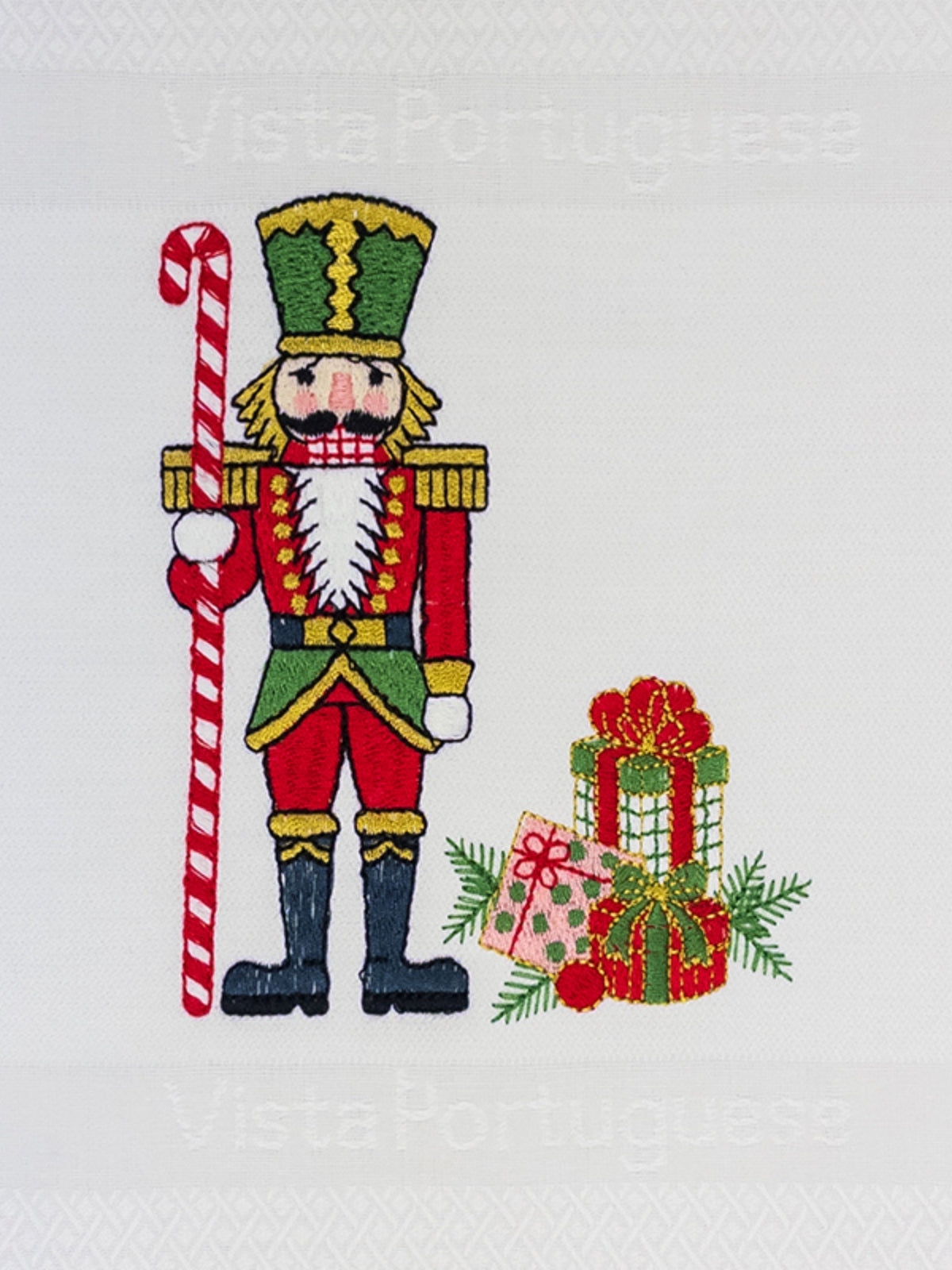 Vista Portuguese Geschirrtuch Nutcracker weiß 50x70cm - Produktbild 2