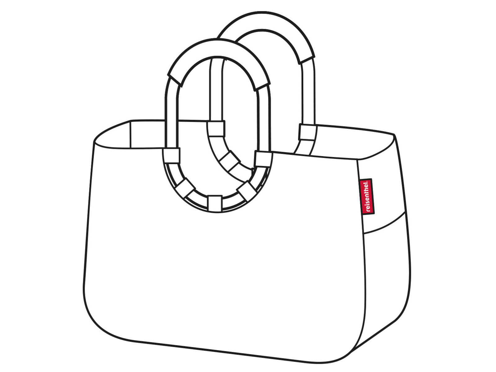 reisenthel loopshopper L frame twist sky rose Freisteller 3