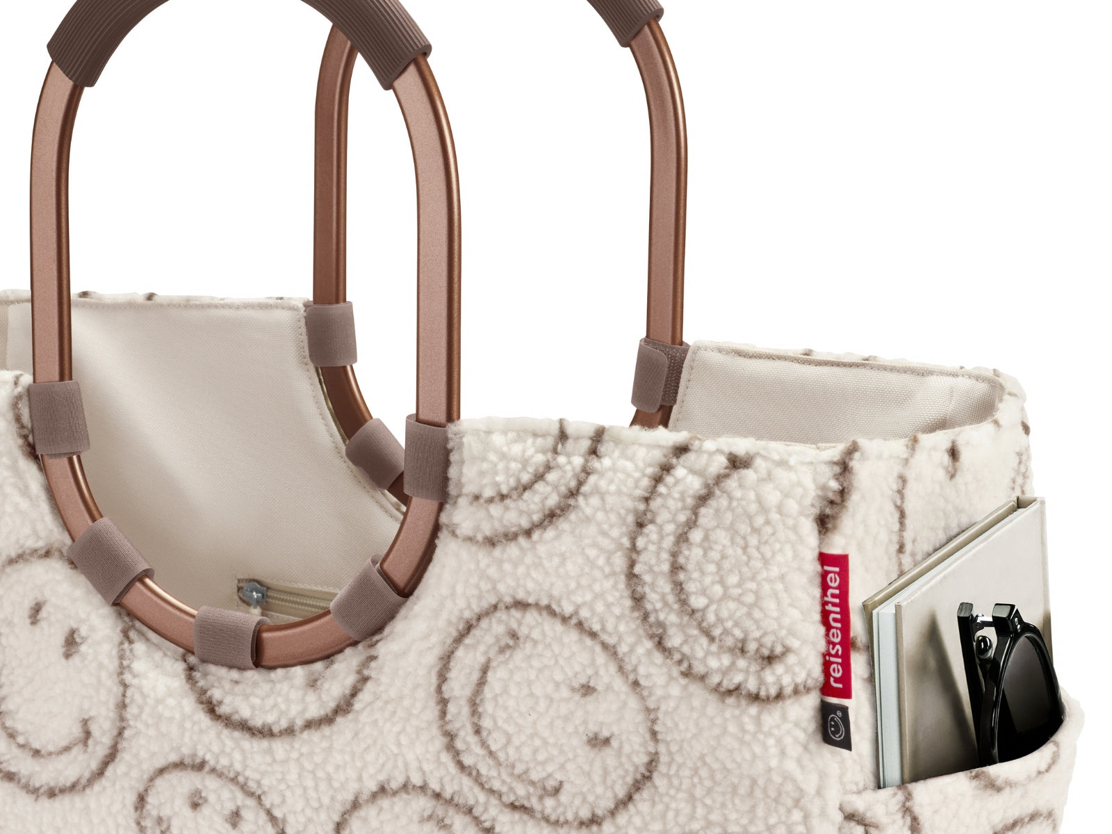 reisenthel loopshopper L smiley® teddy chocolate - Produktbild 4