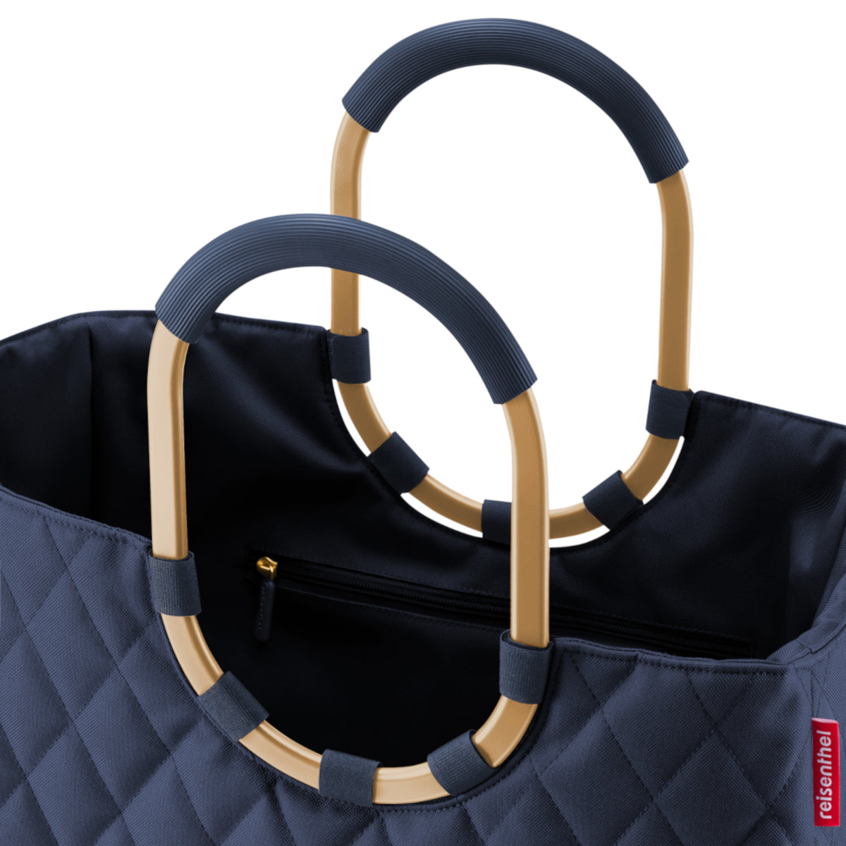 reisenthel loopshopper L frame rhombus midnight gold Freisteller 3