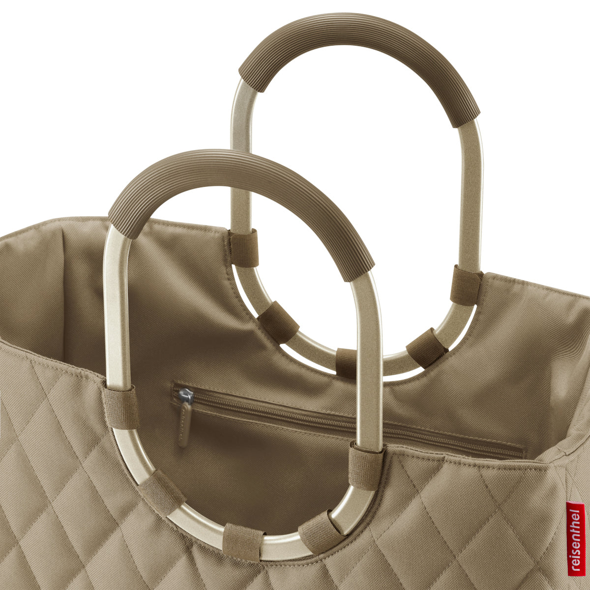 reisenthel loopshopper L frame rhombus olive Freisteller 3