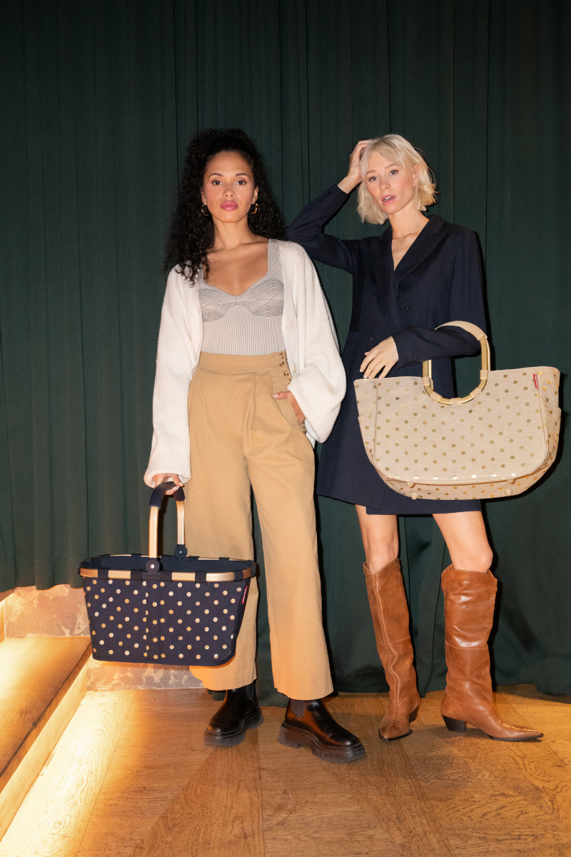 reisenthel loopshopper L frame metallic dots coffee - Produktbild 4