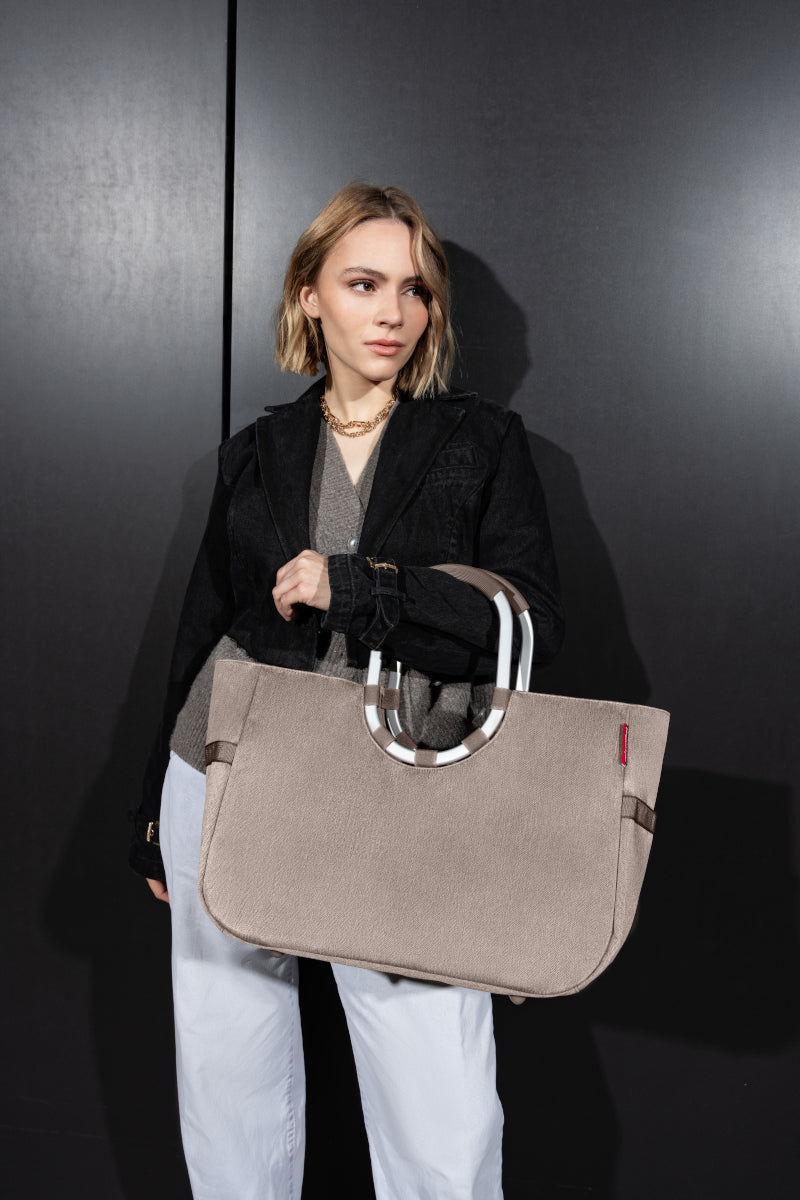 reisenthel loopshopper L herringbone mokka Lifestyle 4