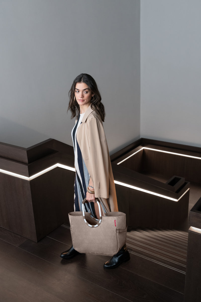 reisenthel loopshopper L herringbone mokka Lifestyle 8