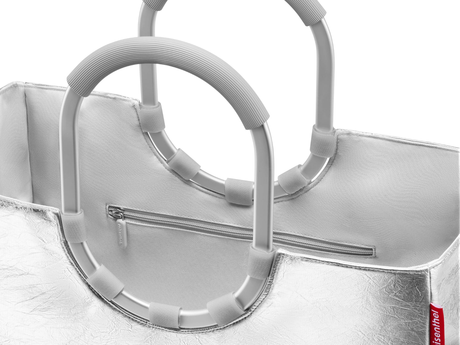 reisenthel loopshopper L silver crackle Freisteller 3