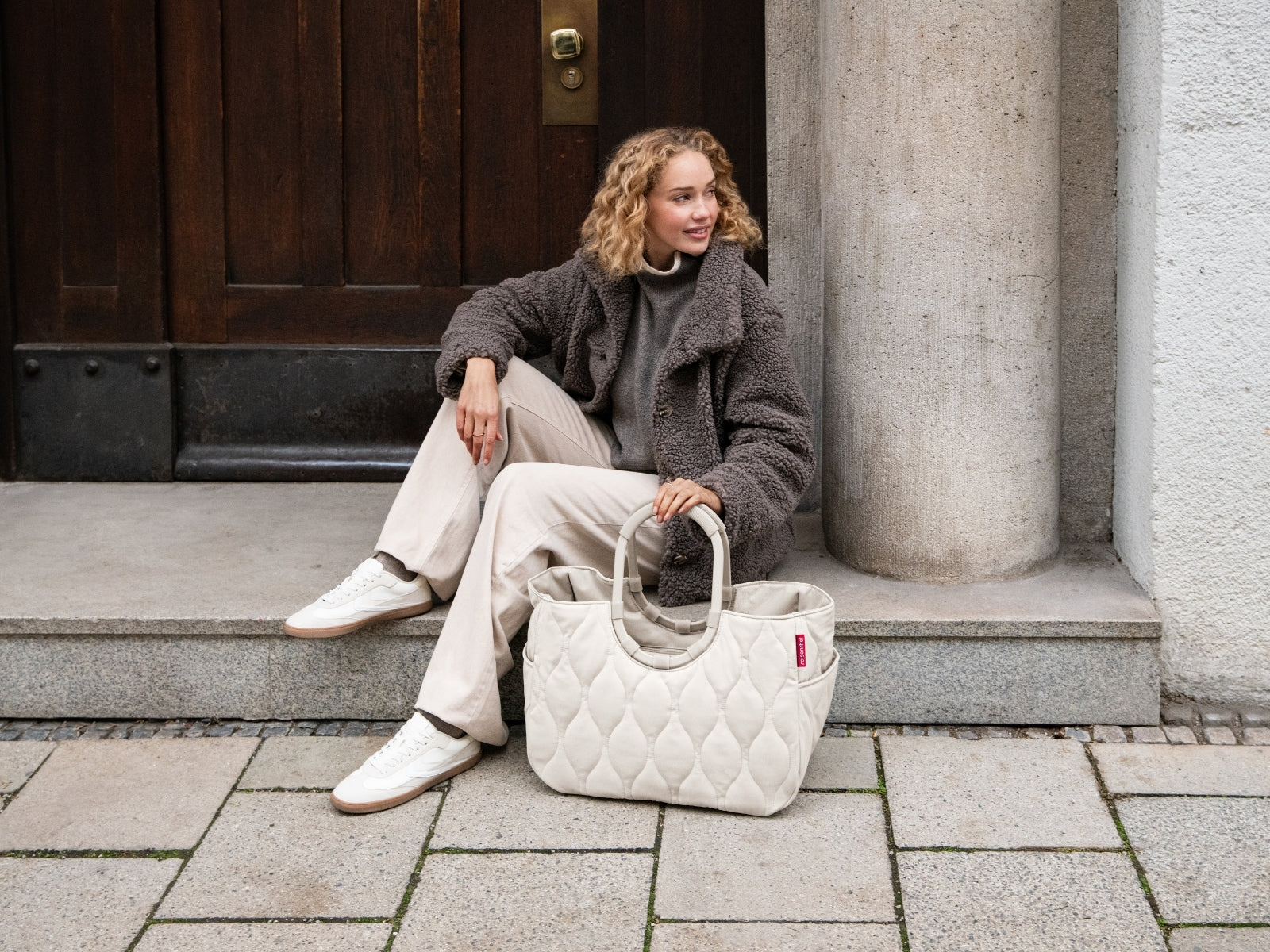 reisenthel loopshopper L puffer stone - Produktbild 6