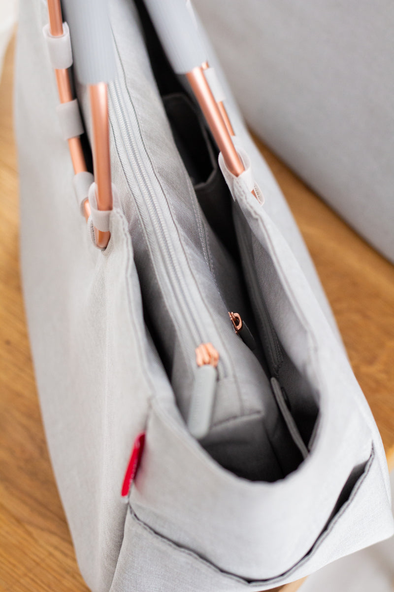 reisenthel loopshopper M frame twist sky rose Lifestyle 4